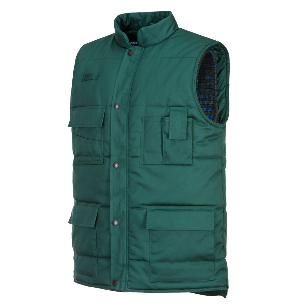 PW S414 Shetland Winterweste grün