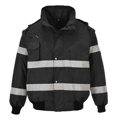 PW-S435 4-in-1 Pilotjacke schwarz