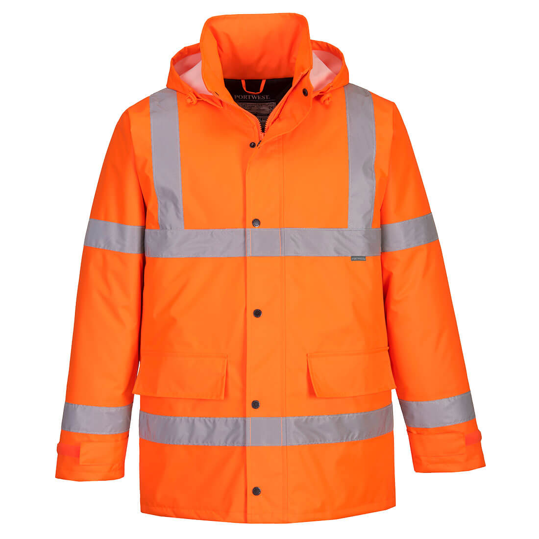 PW-S460 Warnschutz Winter Verkehrsjacke Orange