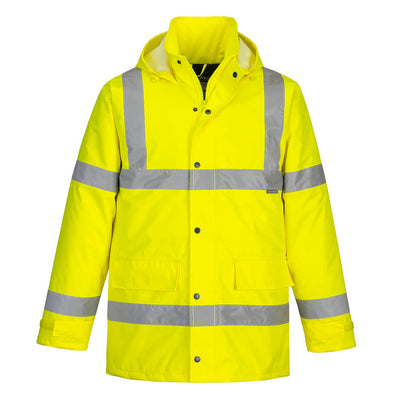 PW-S460 Warnschutz Winter Verkehrsjacke gelb
