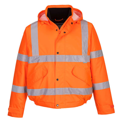 PW-S463 Winter Pilotenjacke Warnschutz, gelb,orange