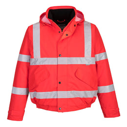 PW-S463 Winter Pilotenjacke Warnschutz, rot