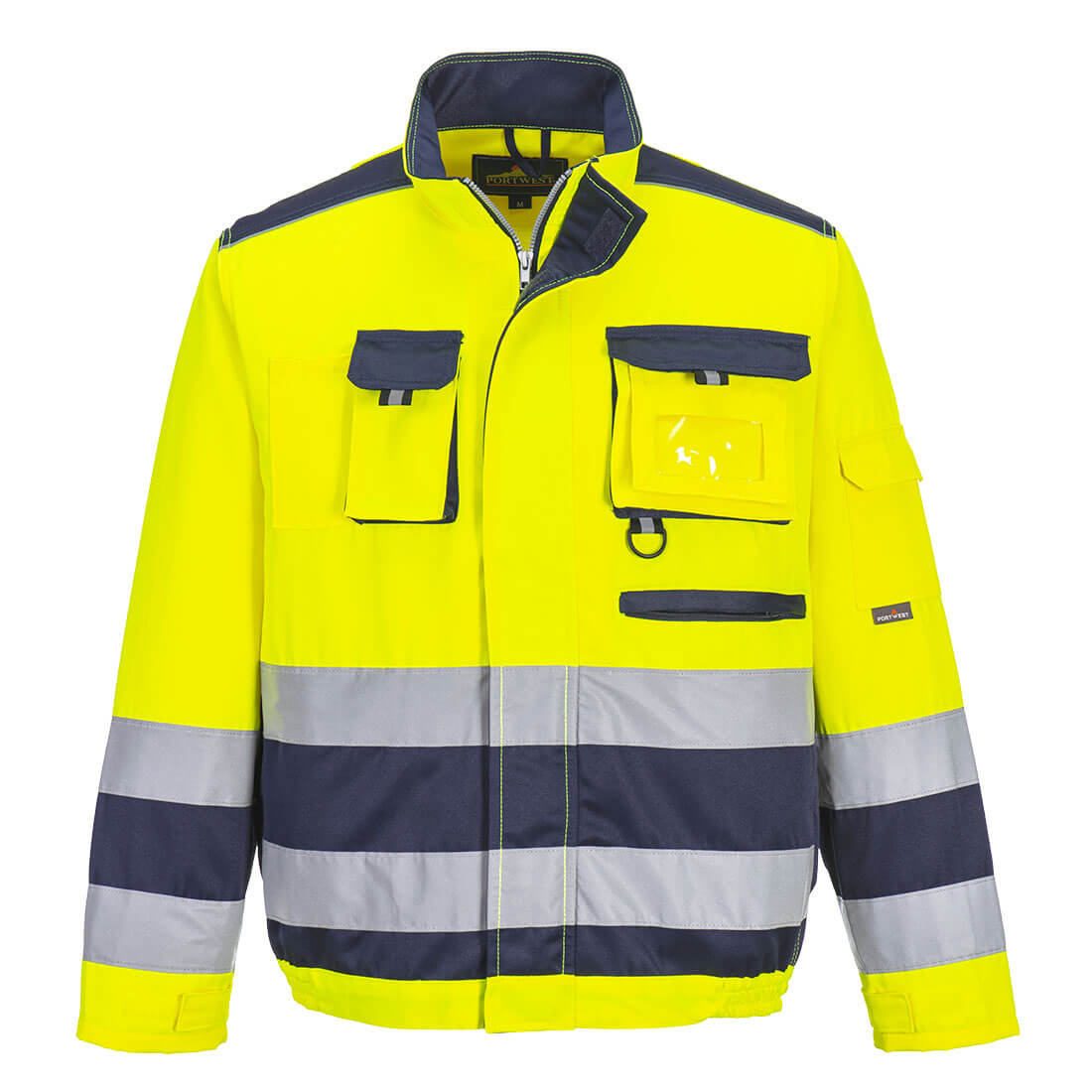 PW-TX50 Warnschutz-Jacke Gelb/Marine