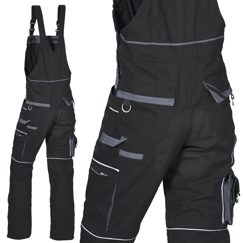 PK-SOPO-DELH Latzhose schwarz Gr. 90