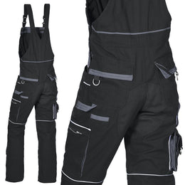 PK-SOPO-DELH Latzhose schwarz Gr. 90