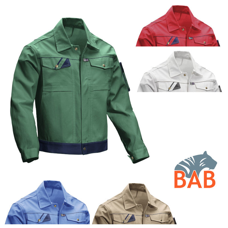 PKA SOPO Threeline Perfekt Arbeitsjacke mit 3-fach Nähten in grün, khaki, weiss