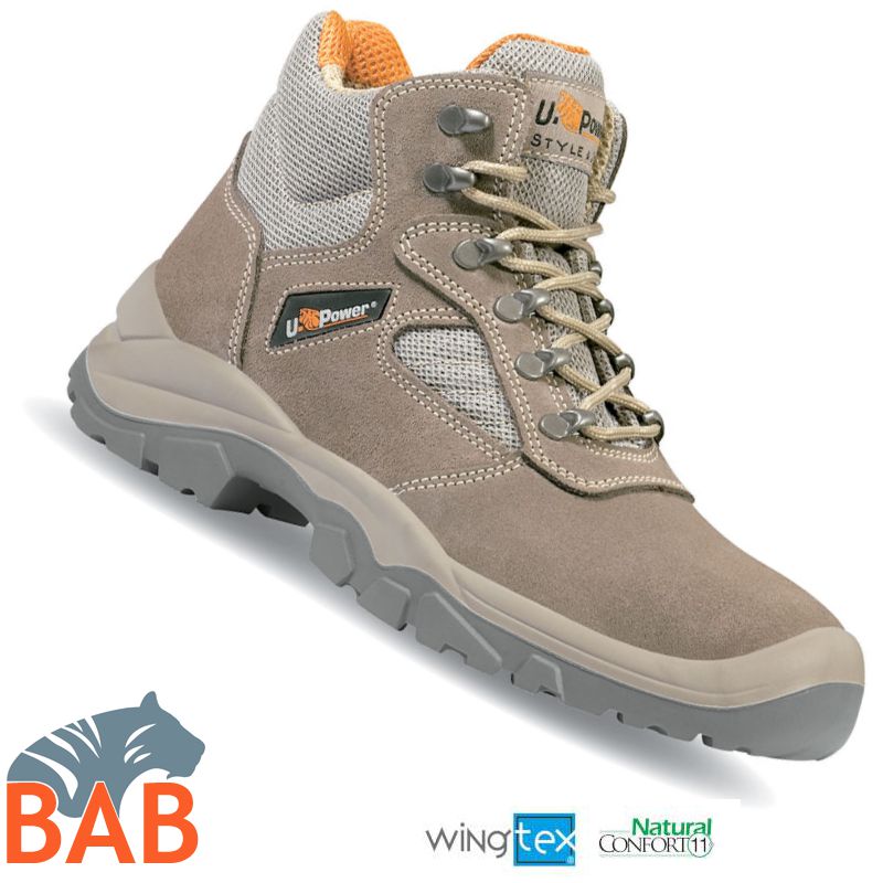 UP-BC10415 Desert Sicherheitsknöchelschuh S1P