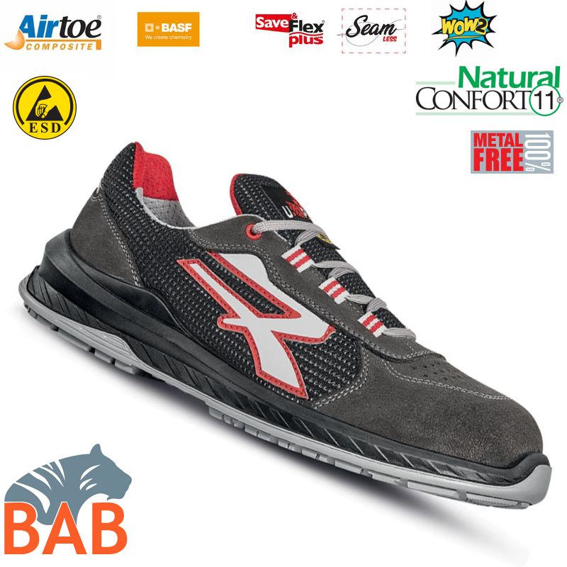 UP-RI20066 Demon Sportlicher Sicherheitshalbschuh S1P