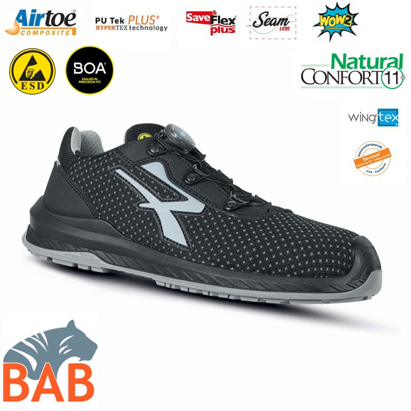 UP-RI20414 Monaco Sportlicher Sicherheitsschuh S3