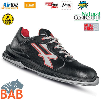 UP-RI21044 Parigi Sportlicher Sicherheitshalbschuh S3