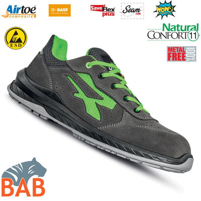 UP-RI21086 Denver Sportlicher Sicherheitshalbschuh S1P