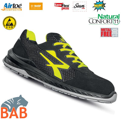 UP-RI21106 Marsiglia Sportlicher Sicherheitshalbschuh S1P