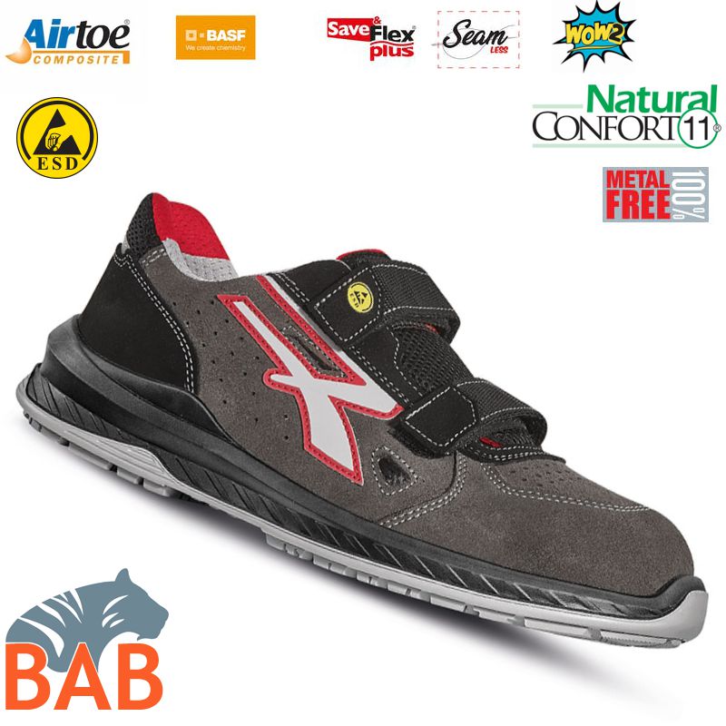 UP-RI21136 Oslo Sportlicher Sicherheitshalbschuh S1P