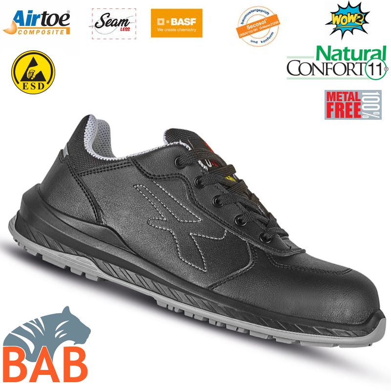 UP-RI21292 Varsavia Sportlicher Sicherheitshalbschuh S2