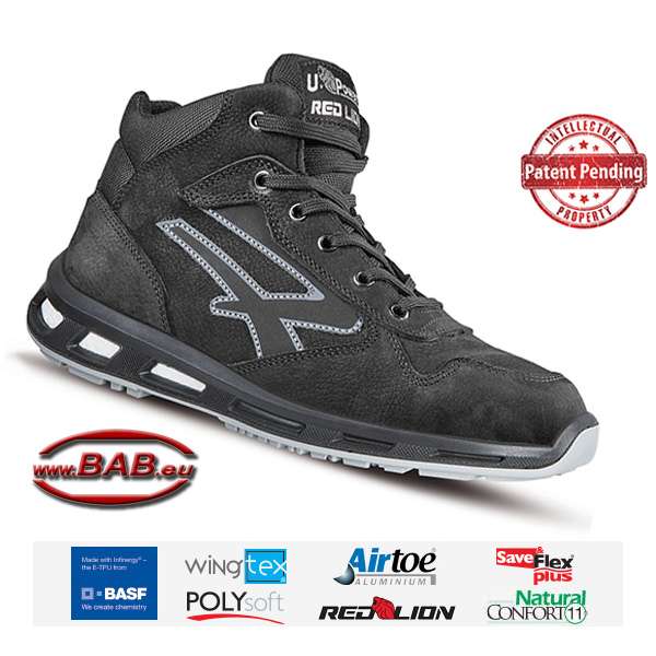 UP-RL10023 Infinity Sicherheitsknöchelschuh aus Leder S3-ESD