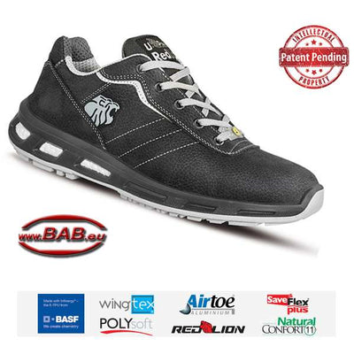 UP-RL20114 Club Sportlicher Sicherheitshalbschuh aus Leder S3, ESD