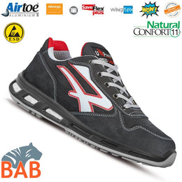 UP-RL20164 Dharma Sportlicher Sicherheitshalbschuh aus Leder S3, ESD
