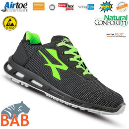 UP-RL20356 Strong Sportlicher Sicherheitshalbschuh aus hochwertigen Material S3, ESD