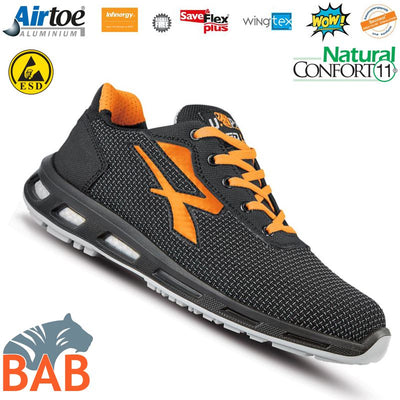UP-RL20404 Kindle Sportlicher Sicherheitshalbschuh aus hochwertigen Material S3, ESD