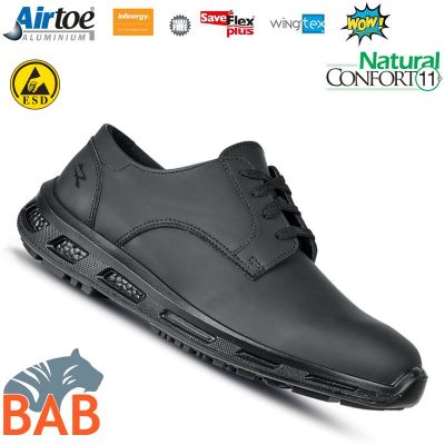 UP-RL20484 Morgan Sicherheitshalbschuh S3 schwarz  Einzelpaar Gr.42