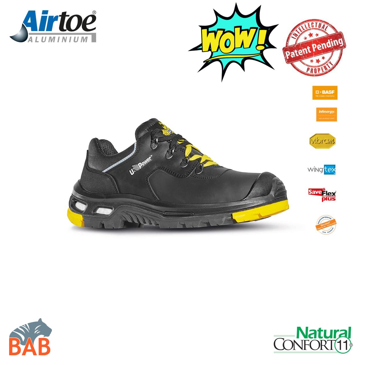 UP-RL20514 Yarvis Sicherheitshalbschuh aus Leder S3, HRO