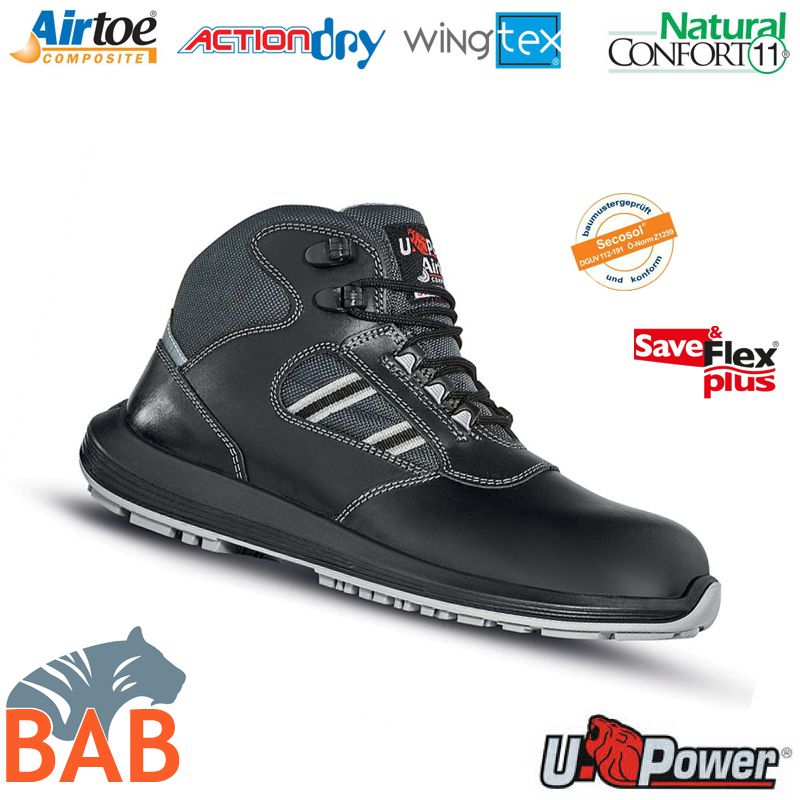 UP-RR10254 Gippo flexibler Sicherheitsknöchelschuh S3