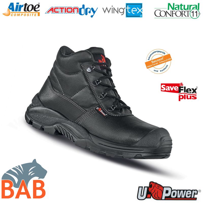 UP-RR10284 Jaguar UK Sicherheitsknöchelschuh S3 mit Überkappe