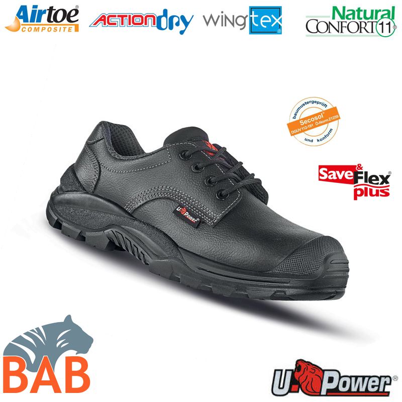 UP-RR20284 Lynx UK  Sicherheitshalbschuh  aus Leder mit Überkappe S3