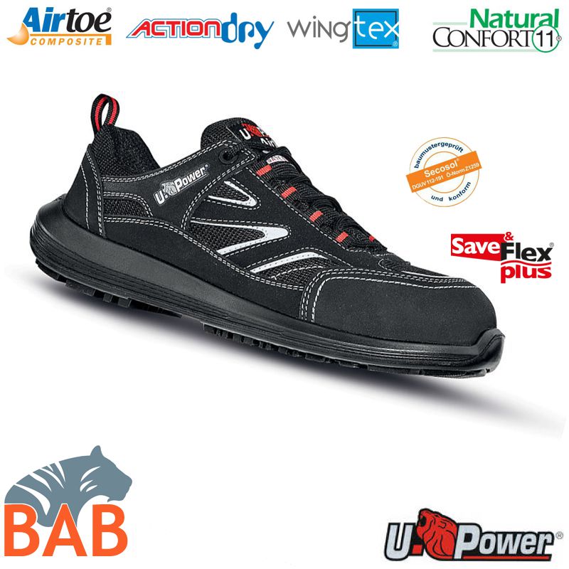 UP-RR20416 Dardo atmungsaktiver Sicherheitshalbschuh S1P