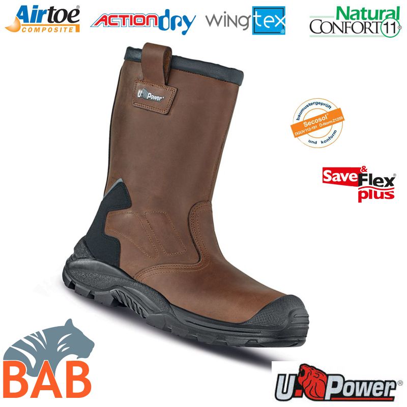 UP-RR40384 Alaska UK Sicherheitsstiefel S3 mit Überkappe