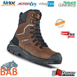 UP-RR70374 Calgary UK Sicherheits- Schnürstiefel S3 mit Überkappe