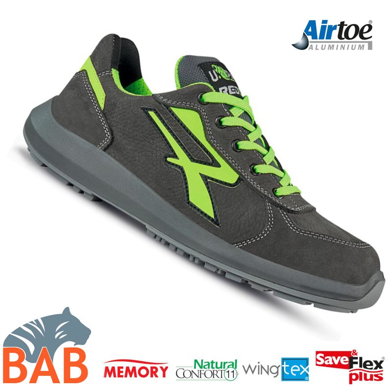 UP-RU20134 Hydra Flexibler Sicherheitshalbschuh aus Leder S3, ESD