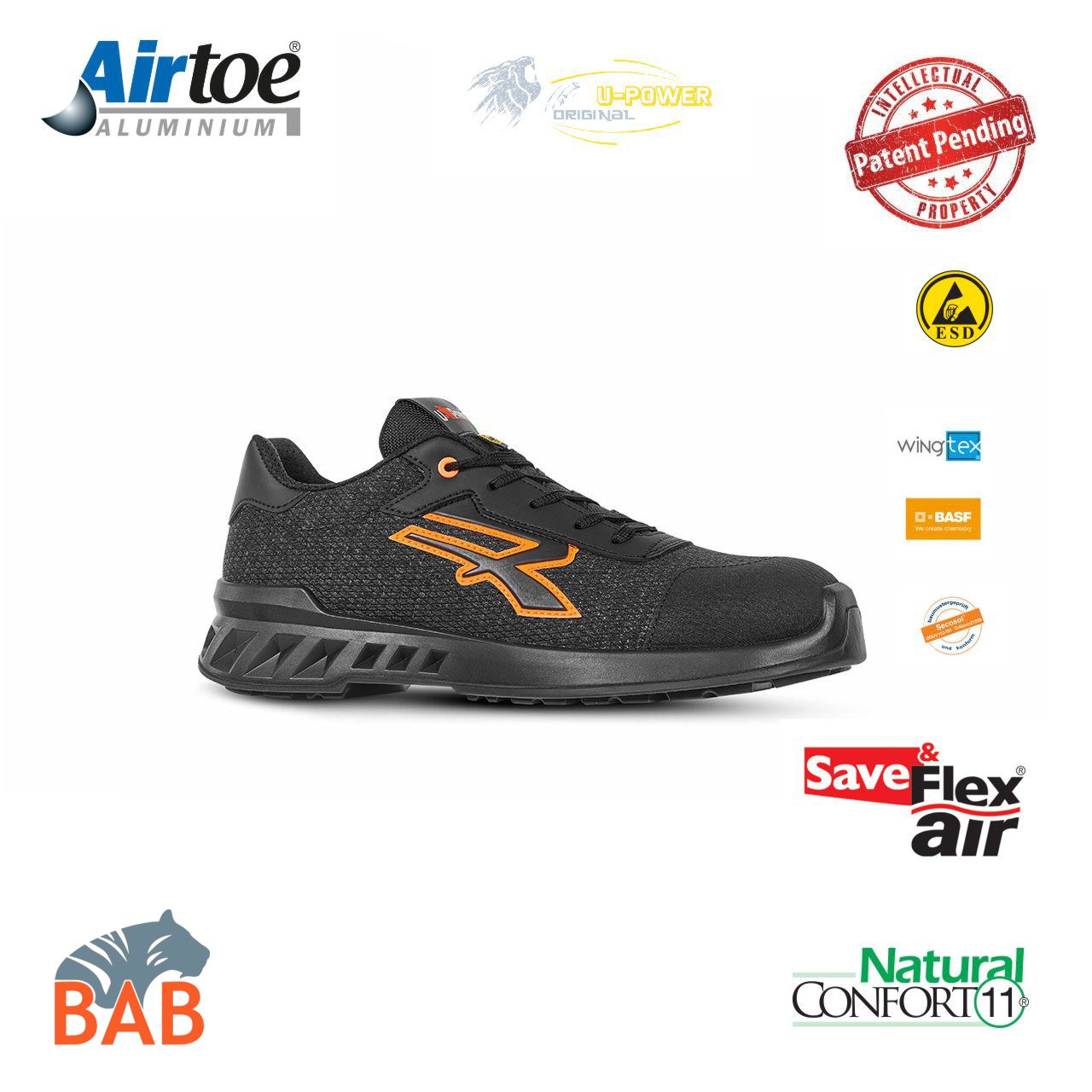 UP-RV20144 Bradley Sicherheitshalbschuh S1P  -SUPERLEICHT-