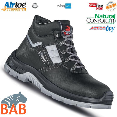 UP-UA10574 Star Sicherheitsknöchelschuh aus Leder  S3