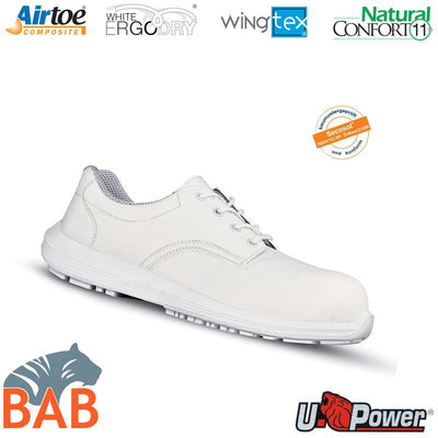 UP-UW20021 LAB Grip Sicherheitshalbschuh S1 weiss