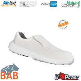 UP-UW20031 Nurse Grip Sicherheitsslipper S1 weiss