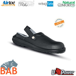 UP-UW60061 Super Sicherheitsclog SB schwarz