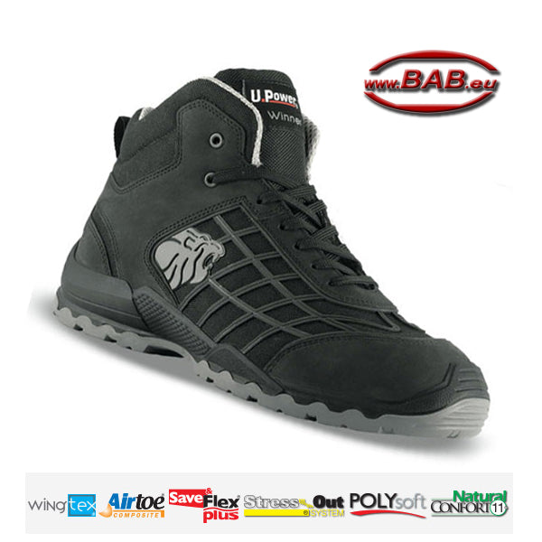 UP-WN10074 Tango Sicherheitsknöchelschuh aus hochwertiger Materialkombination  S3 als Wanderschuh geeignet
