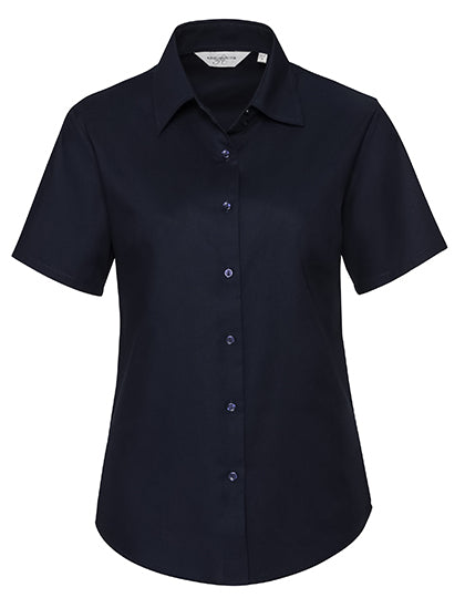 R-SOPO-Z-933F Collection  Damen Oxford Bluse navy blue Gr.XL, 5XL