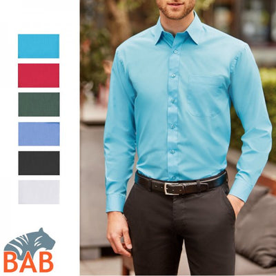 Russell Z-934M Collection Herrenhemd langarm Businessbekleidung S-4XL