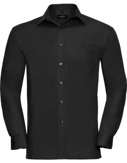 Russell Collection 936M Men's Lang Arm Classic Pure Cotton Poplin Hemd S-4XL
