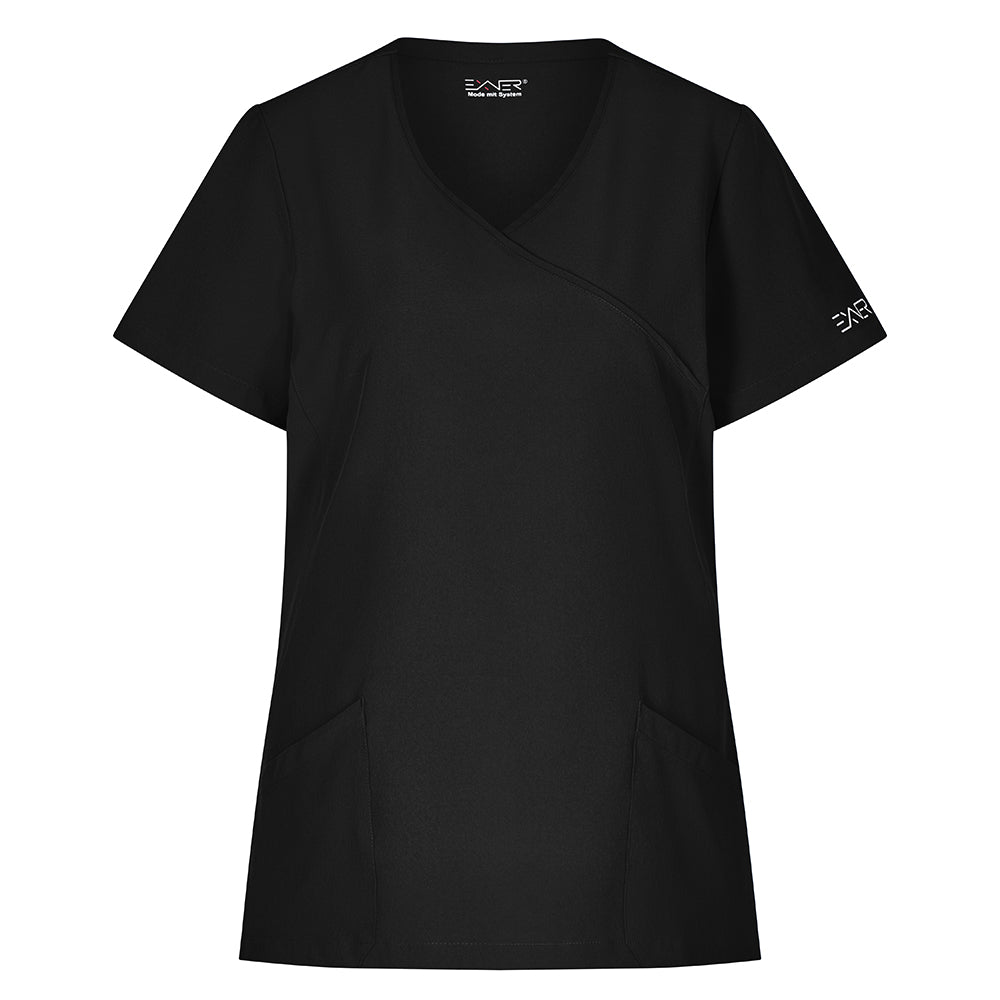 E-702-74 Sportsline Damenkasack mit V-Auschnitt, slimfit
