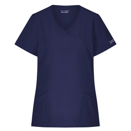 E-702-74 Sportsline Damenkasack mit V-Auschnitt, slimfit in rot, graphit, königsblau