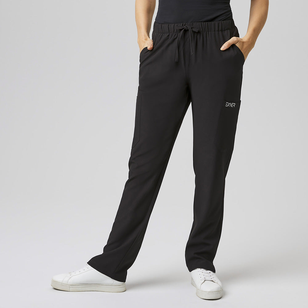 E-705-74 Damen Schlupf-Hose, jogpant, Sportsline, regular fit in schwarz, navy, hellblau, bordeaux