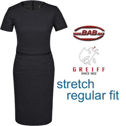 Greiff MODERN 1064 Damen-Etuikleid schwarz, hellgrau, dunkelblau