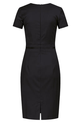 Greiff MODERN 1064 Damen-Etuikleid schwarz, hellgrau, dunkelblau