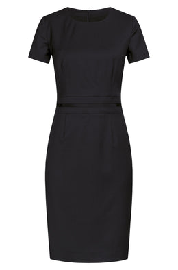 Greiff MODERN 1064 Damen-Etuikleid schwarz, hellgrau, dunkelblau