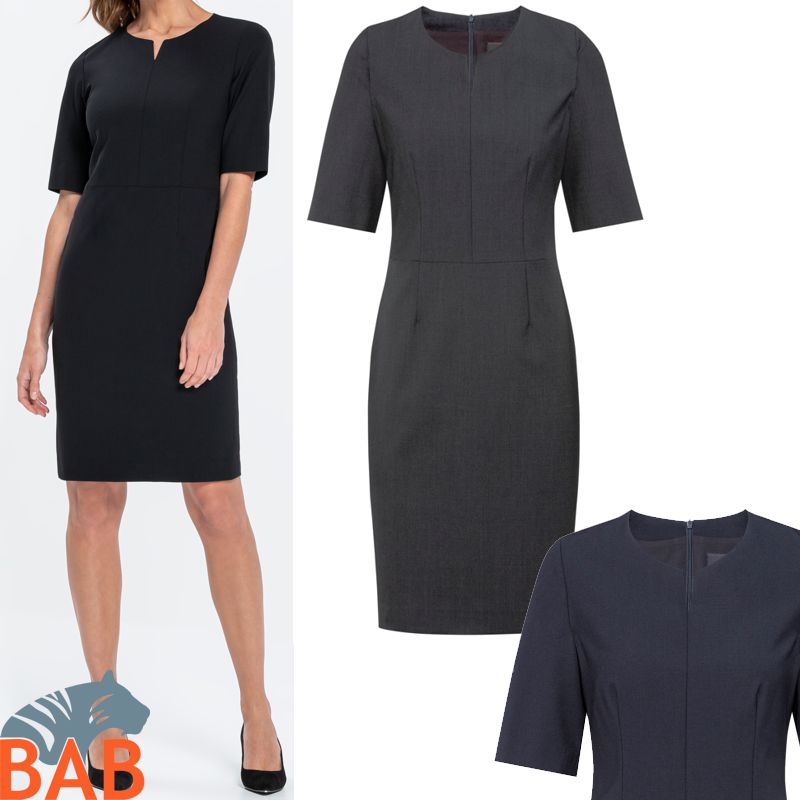 Greiff Premium 1071 Damen Etuikleid Regular Fit marine, schwarz, anthrazit