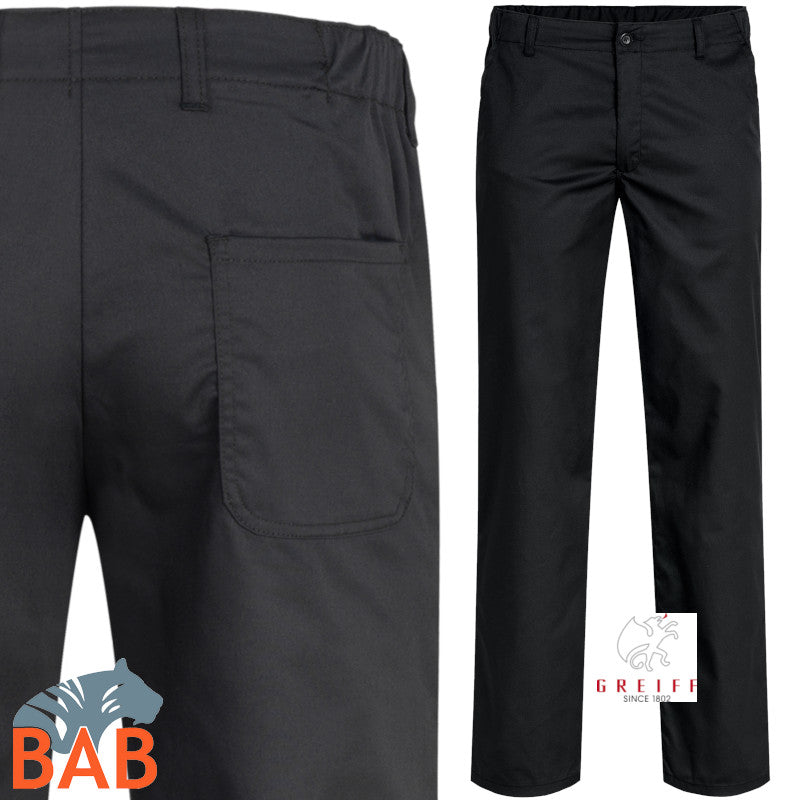 Greiff Cuisine 110 Herrenhose schwarz
