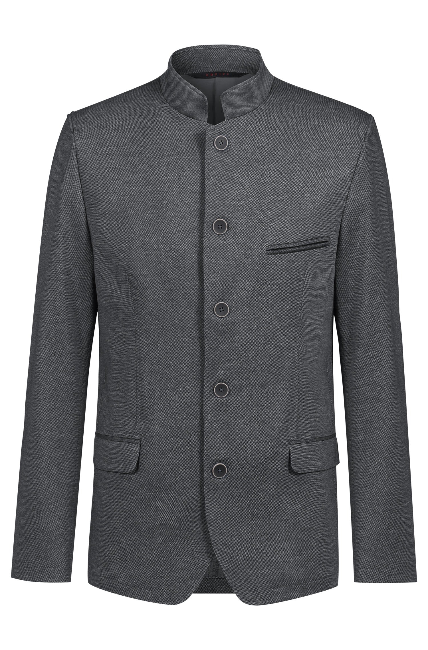Greiff Landhaus 11000 Herren-Jerseysakko, Regular Fit, blau